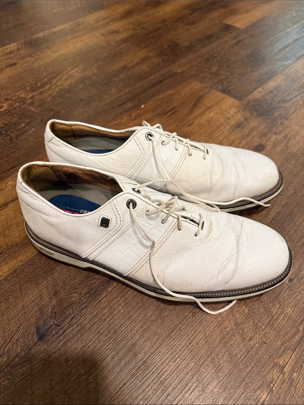 FootJoy Premiere Series Men’s White Leather Golf Shoes